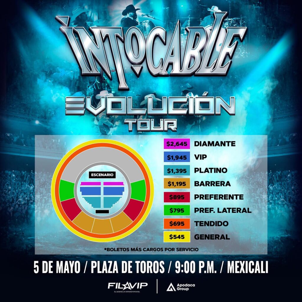 Intocable En Mexicali 2023